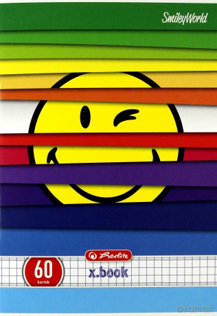 Zeszyt A5/60K kratka Smiley (5 szt.)