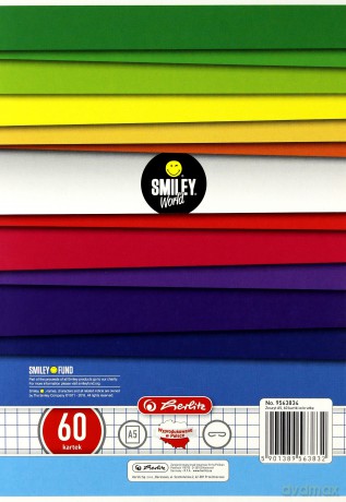 Zeszyt A5/60K kratka Smiley (5 szt.)
