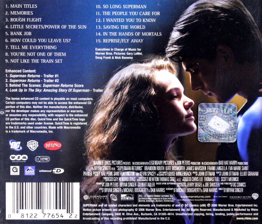 Superman Returns soundtrack (Superman: Powrót) (John Ottman) [CD]