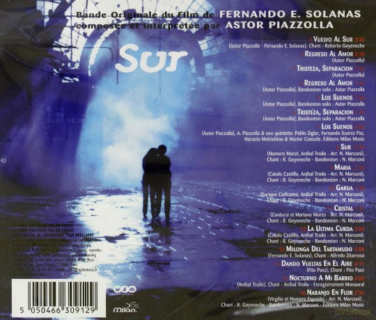 Sur soundtrack (Astor Piazzolla) [CD]