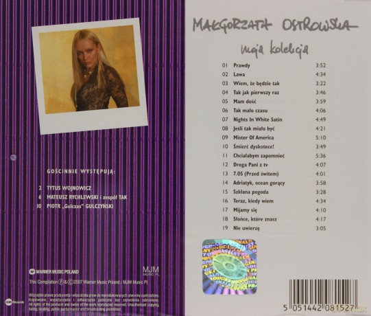 Małgorzata Ostrowska: Moja kolekcja [CD]