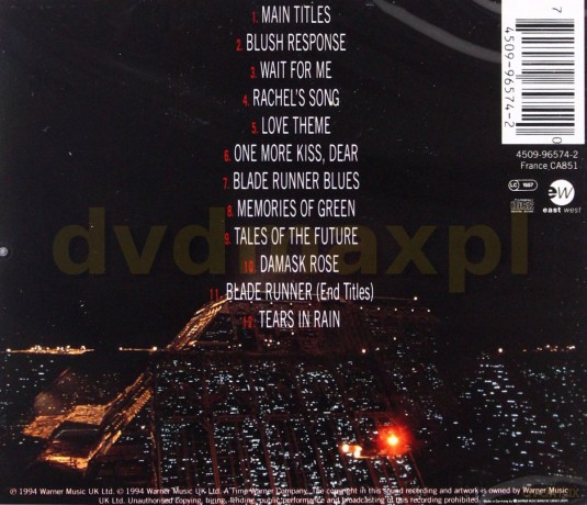 Blade Runner soundtrack (Vangelis) [CD]