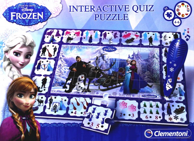 CLEMENTONI Interaktywny Quiz puzzle Kraina Lodu [GRA]