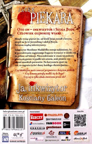 Ja, Inkwizytor. Kościany galeon [KSIĄŻKA]