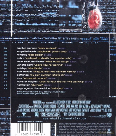 The Matrix soundtrack [CD]