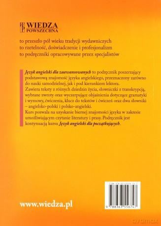 Język angielski dla zaawansowanych [KSIĄŻKA]
