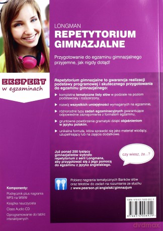 Język angielski. Repetytorium gimnazjalne [KSIĄŻKA]