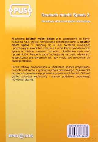 Język niemiecki 2 Deutsch macht Spass 2 [KSIĄŻKA]