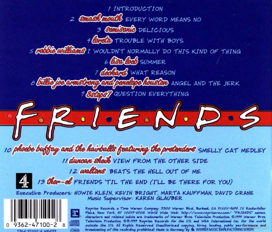 Friends Again soundtrack (Przyjaciele) [CD]