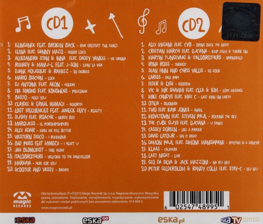 Eska Summer City 2015 [2CD] Remady Claydee Scooter