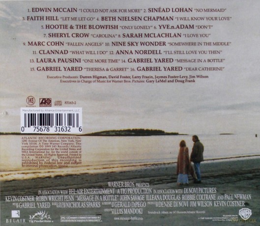 Message In A Bottle soundtrack (List w Butelce) [CD]