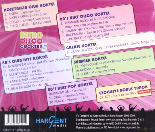 Retro Disco Cocktail 5 [CD]