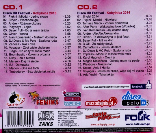 Disco Polo Hit Festival Kobylnica 2015 [2CD]