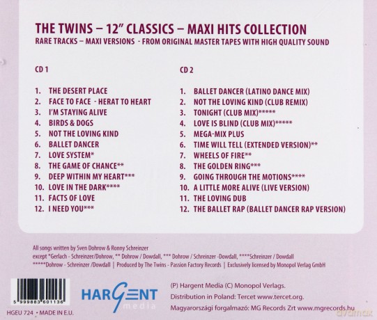 The Twins: 12'' Classic [2CD]