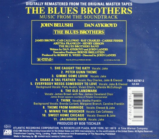 Blues Brothers soundtrack [CD]