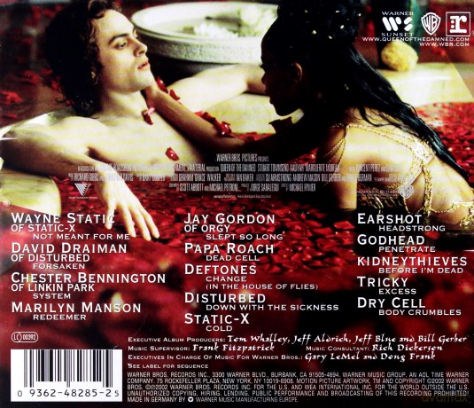 Queen Of The Damned soundtrack (Królowa Potępionych) [CD]