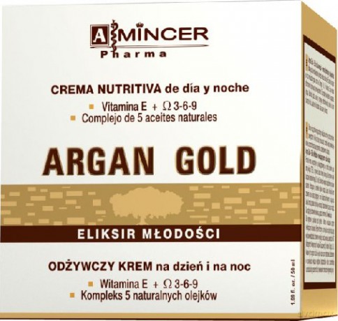 Mincer Pharma Argan Gold: Krem na dzień i noc odżywczy