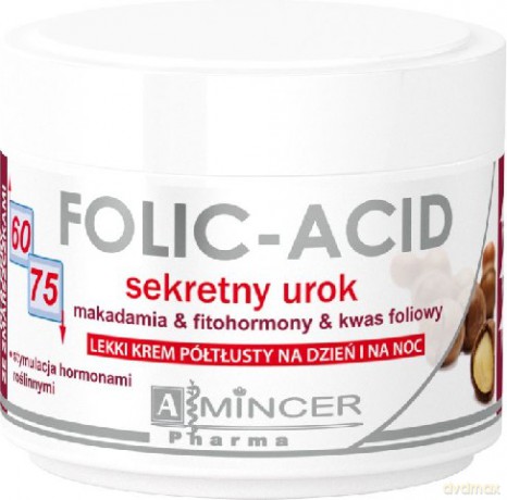 Mincer Pharma Folic Acid: Krem półtłusty na dzień i na noc 60-75, 50 ml