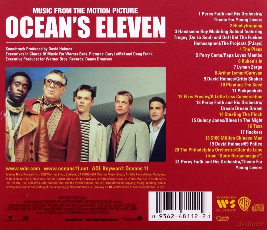 Ocean's Eleven soundtrack (Ocean's Eleven: Ryzykowna Gra) [CD]