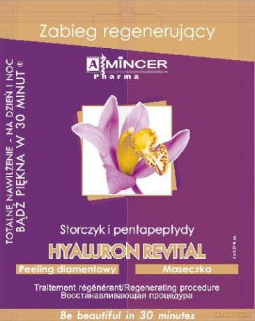 Mincer Pharma Hyaluron Revital: Zabieg +50 peeling diamentowy+maseczka