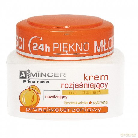 Mincer Pharma: Kremy Młodości - Nawilżajacy krem rozjaśniający na dzień