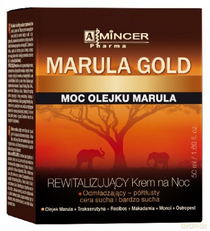 Mincer Pharma Marula Gold: Krem rewitalizujący na noc 50 ml