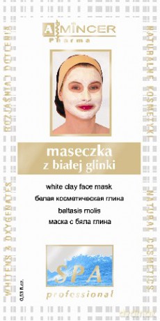 Mincer Pharma SPA Professional: Maseczka z białej glinki (1 sztuka)