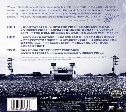 Deep Purple: From The Setting Sun... In Wacken [2CD]+[DVD]