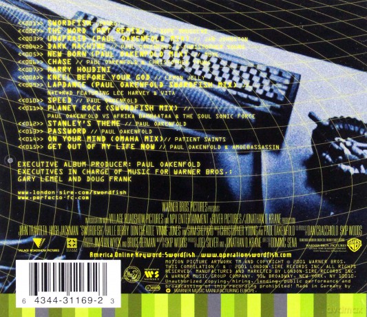 Swordfish soundtrack (Kod Dostępu) [CD]