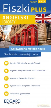 Angielski. Fiszki plus idiomy [KSIĄŻKA]
