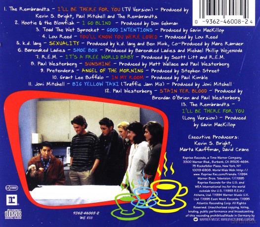 Friends soundtrack (Przyjaciele) [CD]