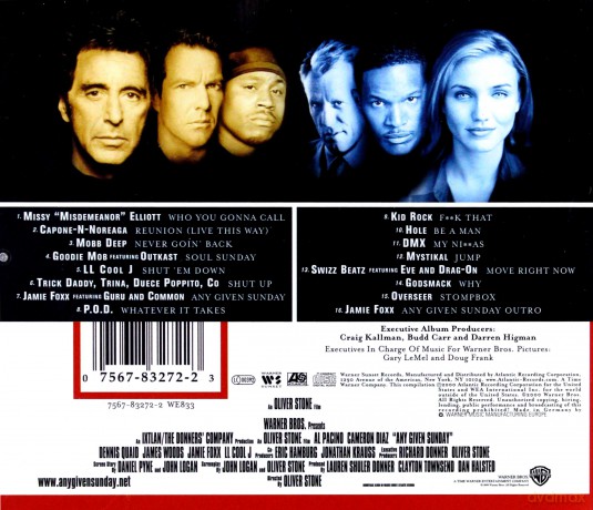 Any Given Sunday soundtrack (Męska gra) [CD]