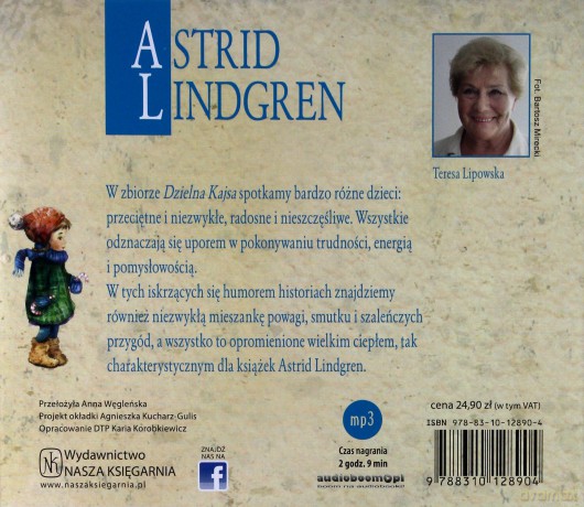 Dzielna kajsa - Astrid Lindgren [AUDIOBOOK] [CD-MP3]