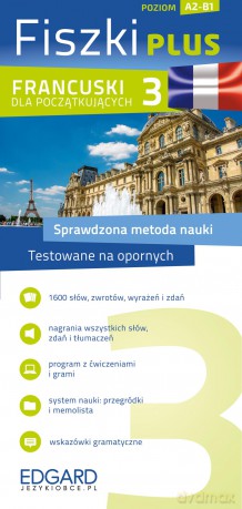 Francuski fiszki plus dla początkujących 3 [KSIĄŻKA]