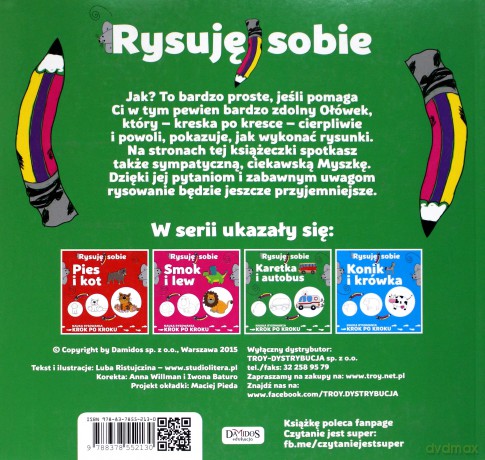 Karetka i autobus. Rysuję sobie - Luba Ristujczina [KSIĄŻKA]