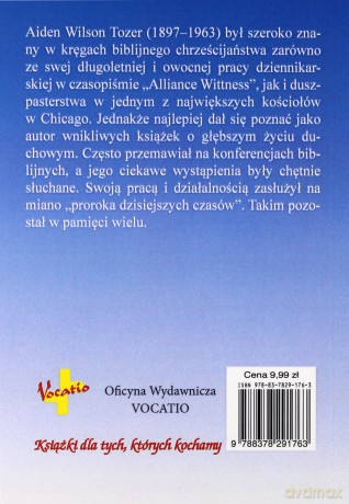 Klucz do głębszego życia - Aiden Wilson Tozer [KSIĄŻKA]