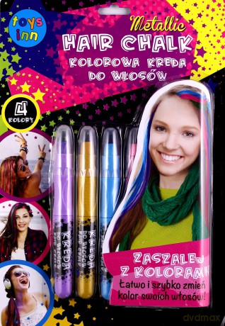 Kreda do włosów kolory metalic