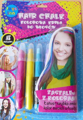 Kreda do włosów kolory podstawowe
