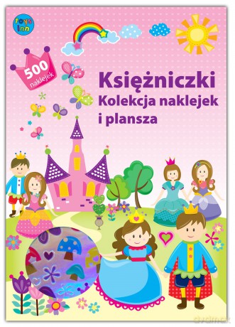 Księżniczki. Kolekcja naklejek i plansza
