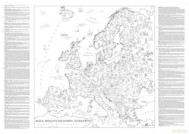 Mapa Europy młodego odkrywcy. Kolorowanka XXL [KSIĄŻKA]