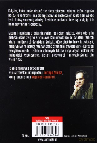 Niebezpieczne związki bronisława komorowskiego - Wojciech Sumliński [AUDIOBOOK] [CD-MP3]