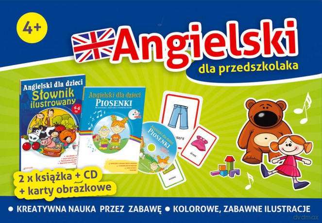Pakiet angielski dla przedszkolaka [KSIĄŻKA]