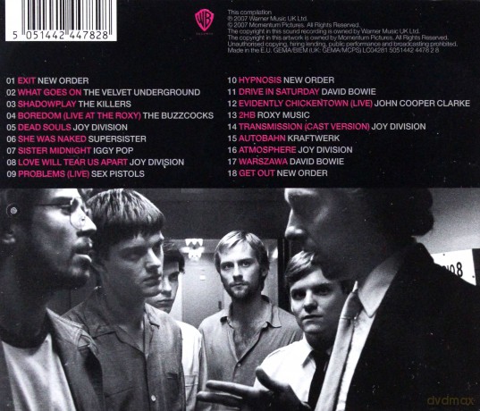 Control soundtrack (Joy Division) [CD]
