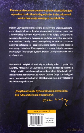 Portret Doriana Graya - Oscar Wilde (twarda) [KSIĄŻKA]