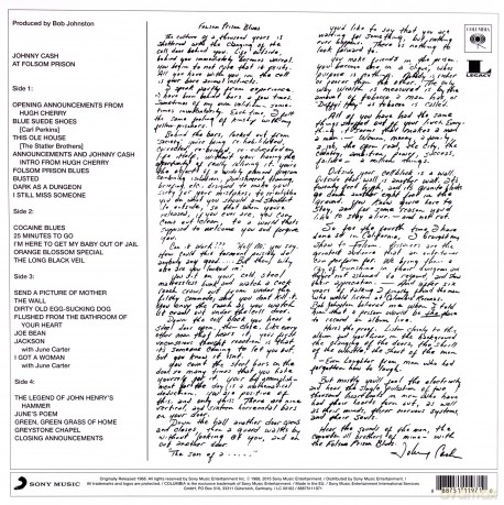 Johnny Cash: At Folsom Prison [2xWinyl]