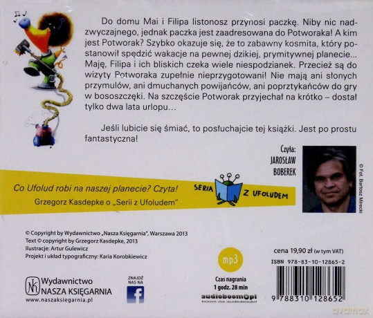 Potworak i inne ko(s)miczne opowieści - Grzegorz Kasdepke [AUDIOBOOK] [CD-MP3]