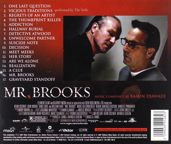 Mr. Brooks soundtrack [CD]
