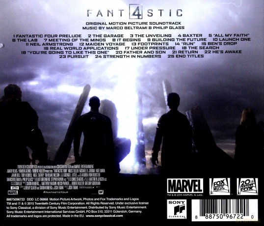 The Fantastic Four soundtrack (Fantastyczna Czwórka) (Marco Beltrami) [CD]
