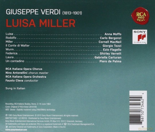 Fausto Cleva: Verdi: Luisa Miller (Remastered) [2CD]