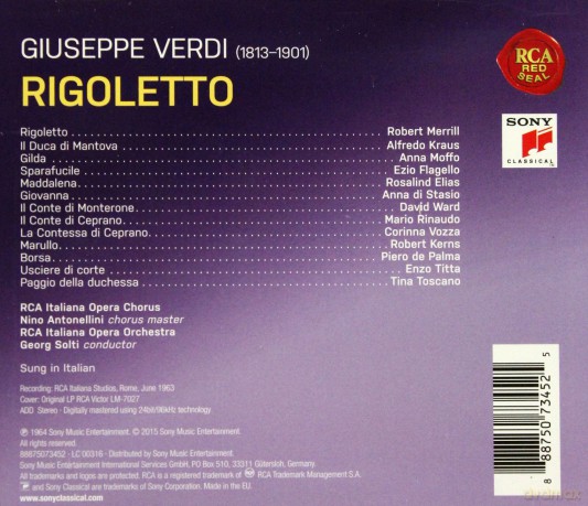 Georg Solti: Verdi: Rigoletto (Remastered) [2CD]